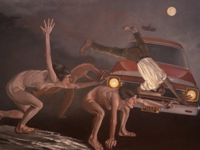 Alfred Leslie painting.