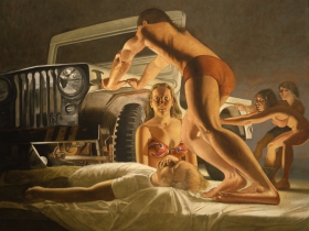 Alfred Leslie painting.
