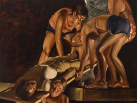 Alfred Leslie painting.