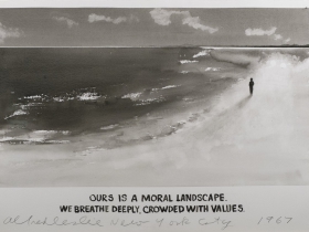 Alfred Leslie: Ours is a Moral Universe.