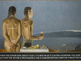 Alfred Leslie: The cocktail party.