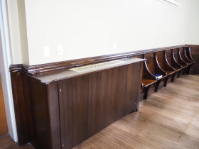 Restored Chapel Woodwork and Hidden HVAC