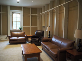 Library-Turned-Lounge