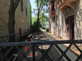 Patio at Sogal Cafe.
