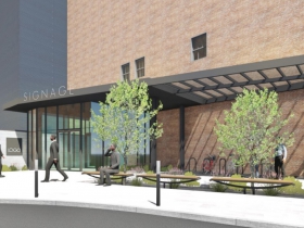 Conceptual Rendering - Schuster's Redevelopment Entrance