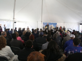 Groundbreaking Crowd
