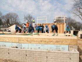 3455 N. 3rd St. Wall Raising