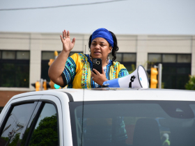 Alderwoman Milele A. Coggs in 2023 Juneteenth Parade