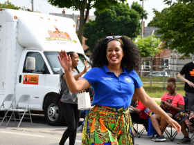 Representative Dora Drake in 2023 Juneteenth Parade