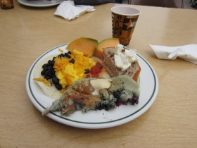 Breakfast at All Peoples Church.