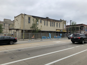 Facade Collapse at 2244 N. Martin Luther King Jr. Dr.