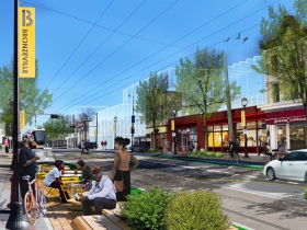 Streetcar Rendering for N. Martin Luther King Jr. Dr.