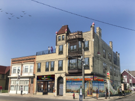 Redevelopment Option 1 - Conceptual Rendering