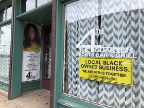 Local Black Owned Business Sign