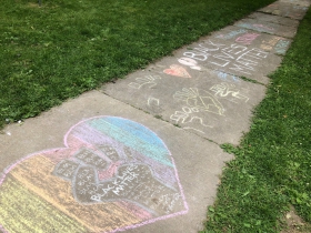 Black Lives Matter Art at Morgan Park