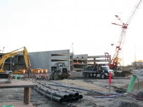 Komatsu Parking Garage Construction