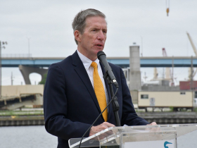 Dennis McBride at Jones Island Press Conference
