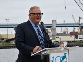Kevin Shafer at Jones Island Press Conference