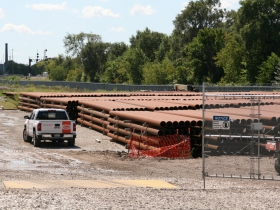 Piles at South Harbor Campus