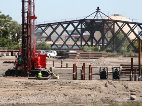Pile Driving at South Harbor Campus