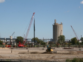 Pile Driving at South Harbor Campus