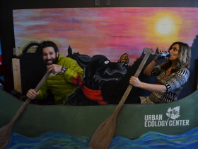 Bradley and Aleen demonstrate another form of transit