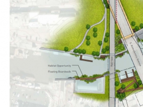 Harbor District Riverwalk Design Concept