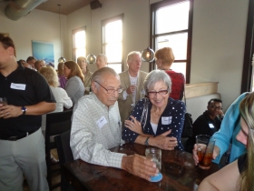 Gene Gilbert, President of Milwaukee Turners Inc., and his wife Jane.