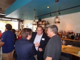 George Aldrich, his brother on the left with Jeremy Levinson on the right.