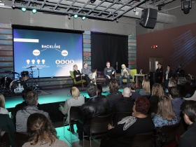 The Backline kickoff event was held at the 88Nine studios, 220 E. Pittsburgh Ave.,  Thursday April 5, 2018
