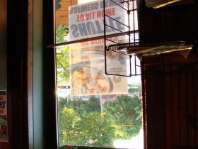 The front door of O'Lydi'as.