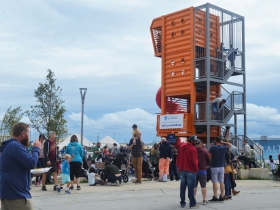 Harbor View Plaza during Harbor Fest 2019