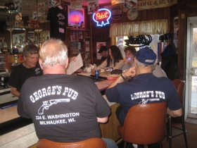 Patrons at George's