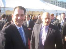Gov. Scott Walker and Ald. Jose Perez