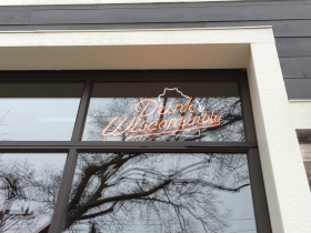 Neon in window