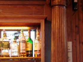 Old bar pillars.