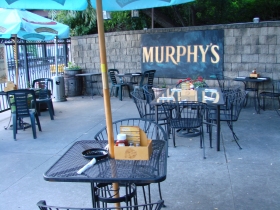 O'Lydia's outdoor patio.