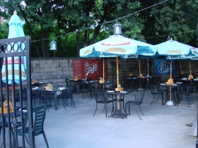 O'Lydia's outdoor patio.