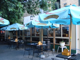 O'Lydia's outdoor patio.