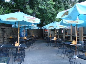 O'Lydia's outdoor patio.