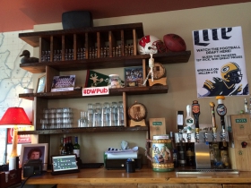 Shelves and taps