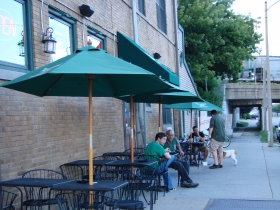 O'Lydia's street side front patio.