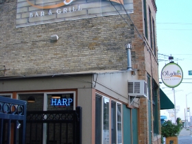 View of O'Lydia's from behind.