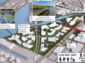 East Greenfield Avenue Sub-District Concept. Design by Gensler.