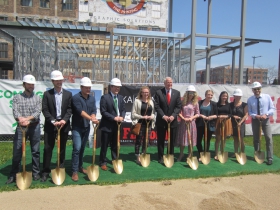 Getting ready to break ground.