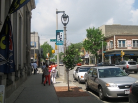 Intersection of 11th and Mitchell streets.