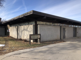 Forest Home Library Before Demolition