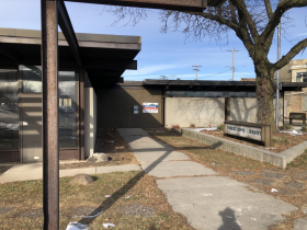 Forest Home Library Before Demolition