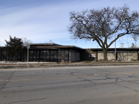 Forest Home Library Before Demolition