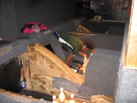Setting the pins